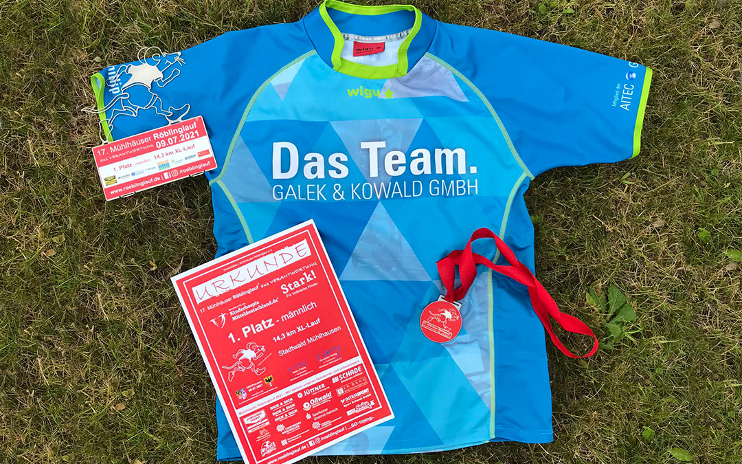 1. Platz beim Röblinglauf 2021 1. Platz beim Röblinglauf 2021