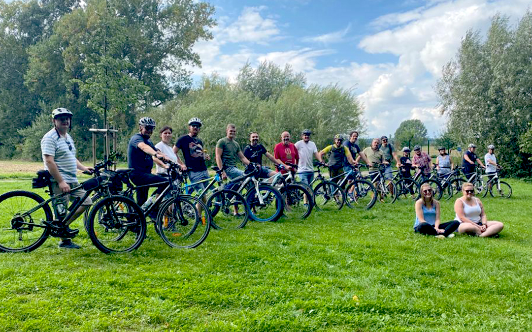 Als Team energieeffizient mit dem Rad auf Tour